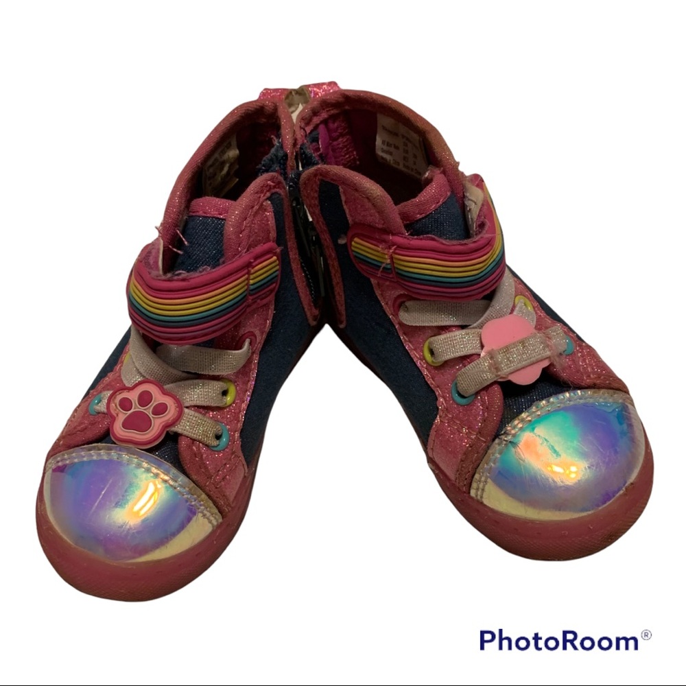 Paw Patrol High Top Sneakers - Sz 7